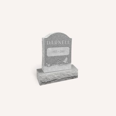Blue gray cemetery monument - Darnell