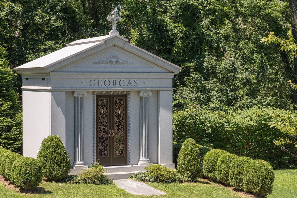 Rock of Ages Blue Gray Private Mausoleum